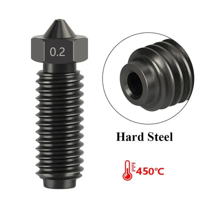 Brass & Hardened Steel Nozzles for Anycubic Kobra 2 Series – 0.2–0.8mm