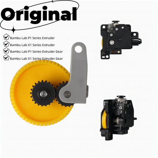 Bambu Lab P1S P1P dual gear extruder hotend kit