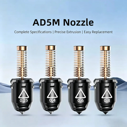 Flashforge Adventurer 5M and 5M Pro hotend nozzle assembly