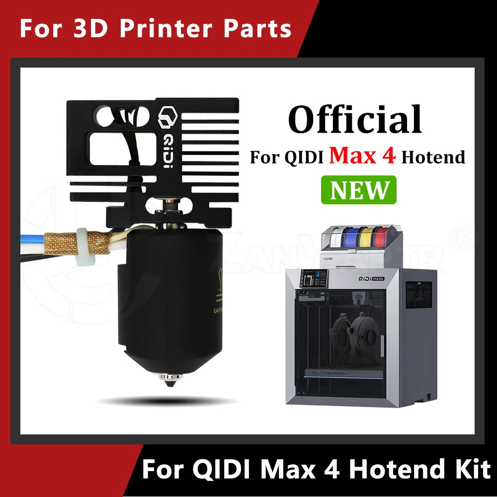 QIDI Max 4 complete hardened steel high-temperature hotend kit